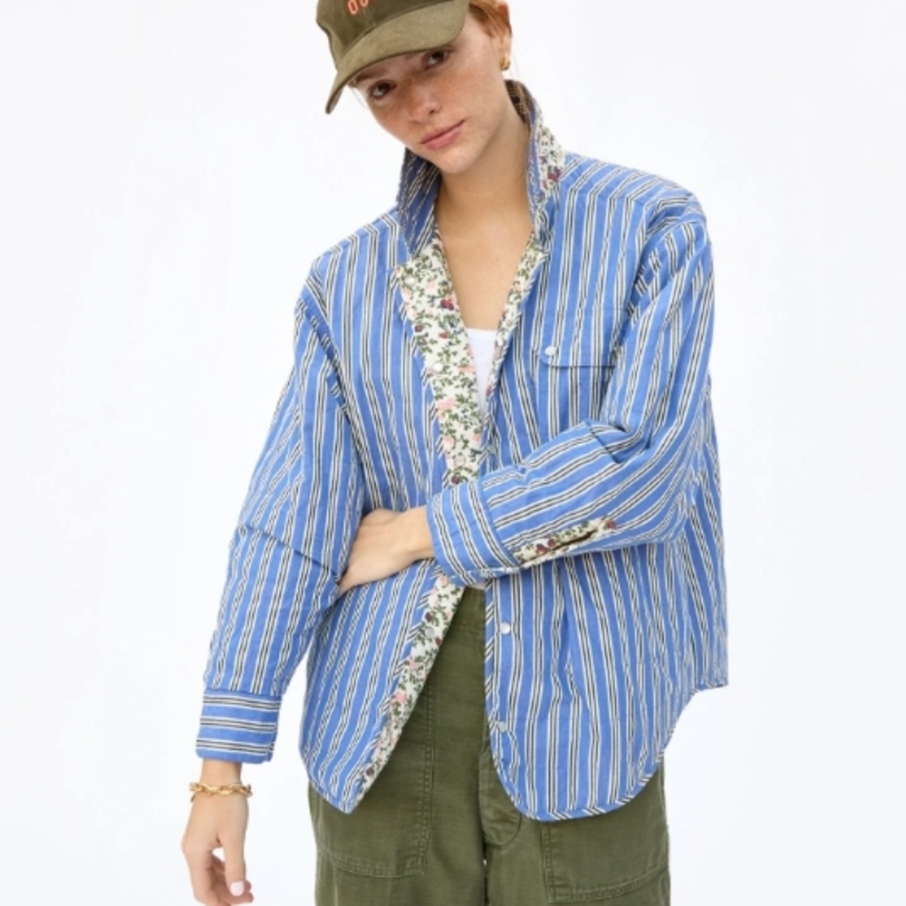 Clare V. Jacques Reversible Quilted Jacket
